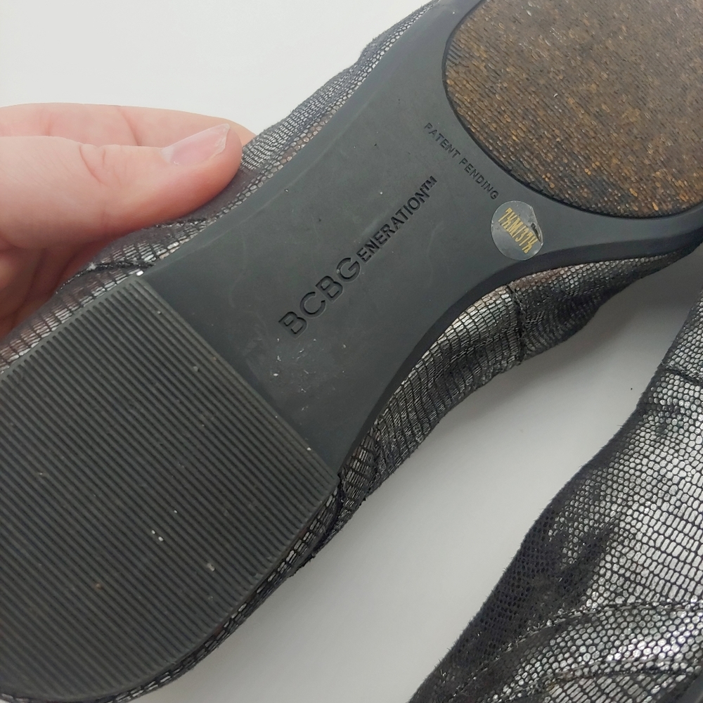 Bcbgeneration | Black Metallic Silver Stud Flats 7 - image 8